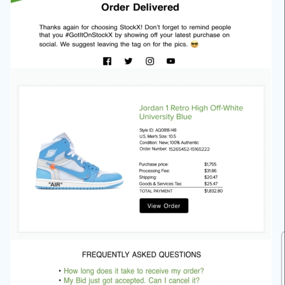 Air Jordan 1 x Off-White - Picture 2 of 6